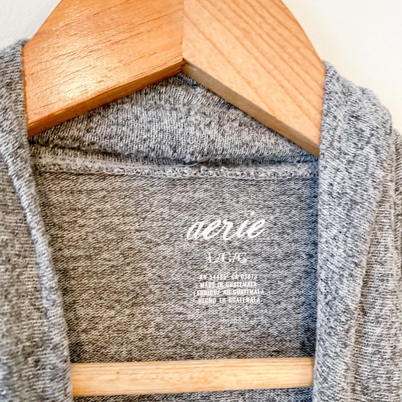 Heather Grey Turtleneck pullover Sweater Aerie - Picture 4 of 4